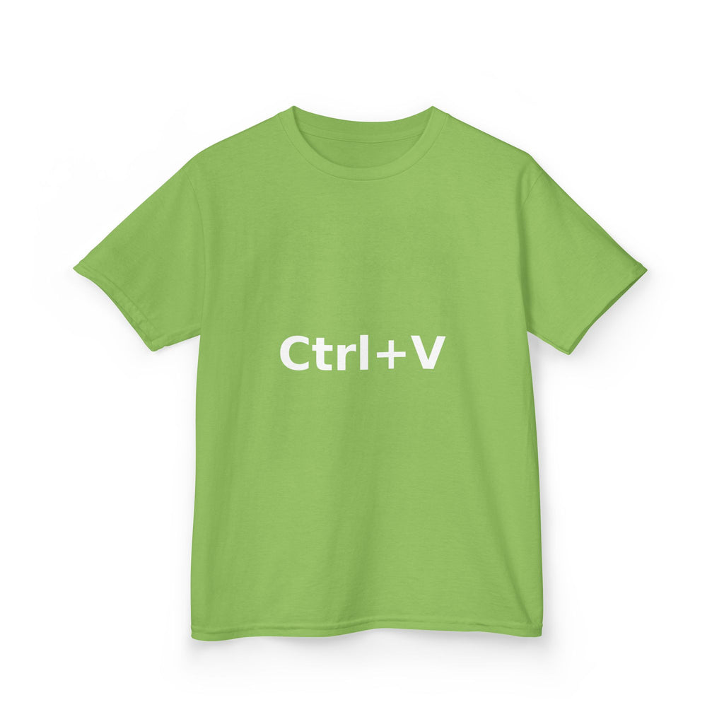 Ctrl+V Kids T-Shirt (Dark) | Matchy Mums