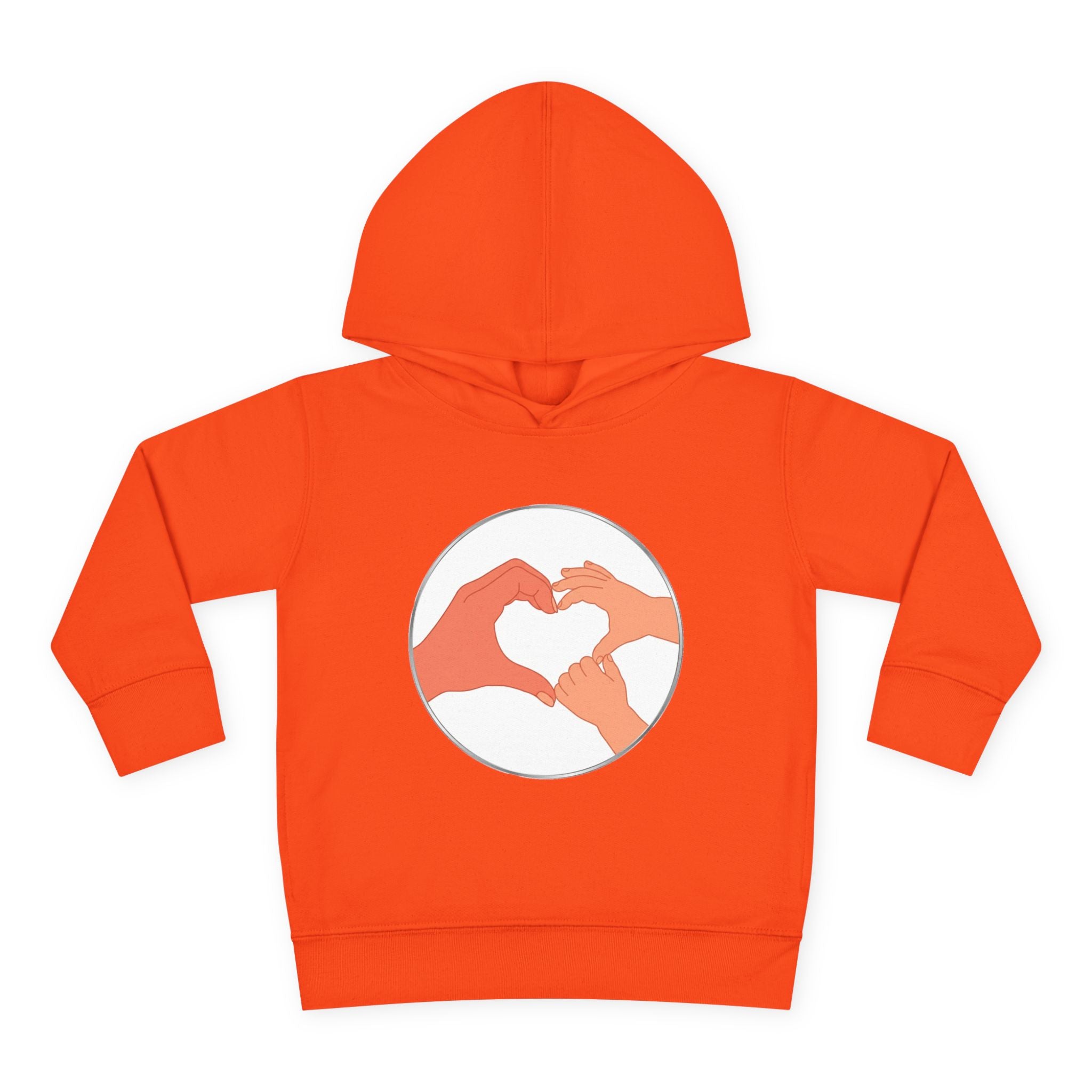 Bestie Heart Hands Toddler Hoodie | Matchy Mums