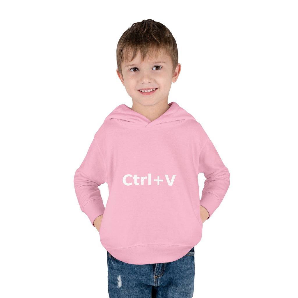 Ctrl+V Toddler Hoodie (Dark) | Matchy Mums
