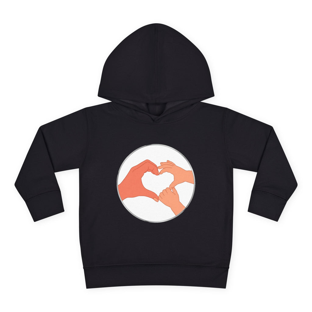Bestie Heart Hands Toddler Hoodie | Matchy Mums
