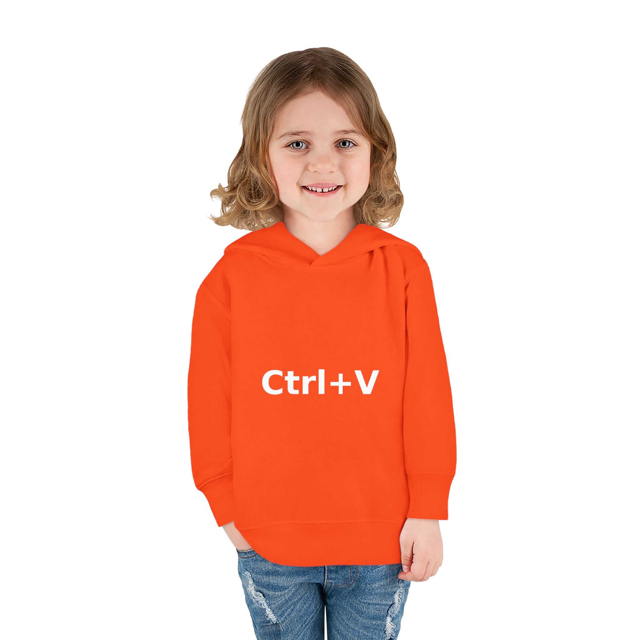 Ctrl+V Toddler Hoodie (Dark) | Matchy Mums