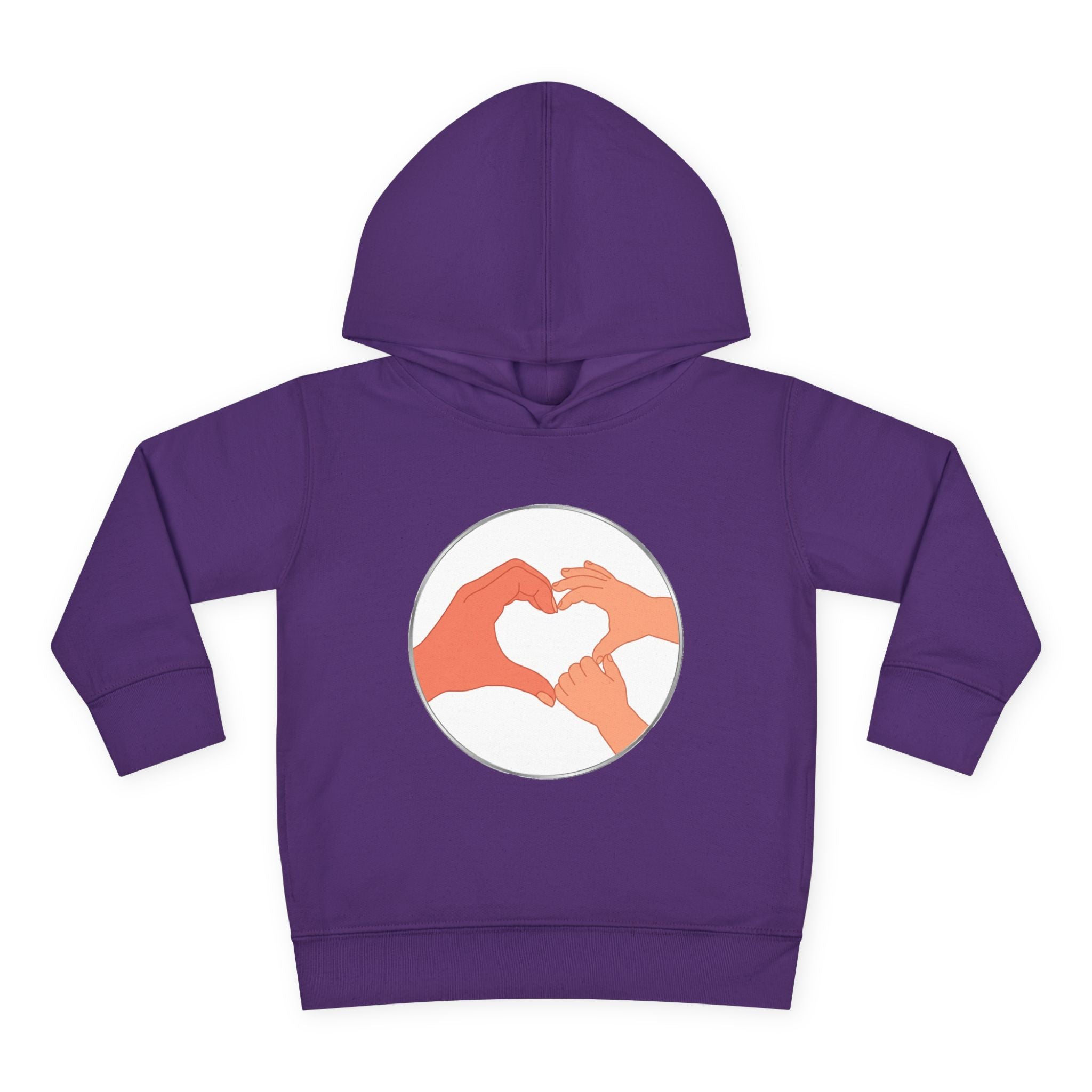 Bestie Heart Hands Toddler Hoodie | Matchy Mums