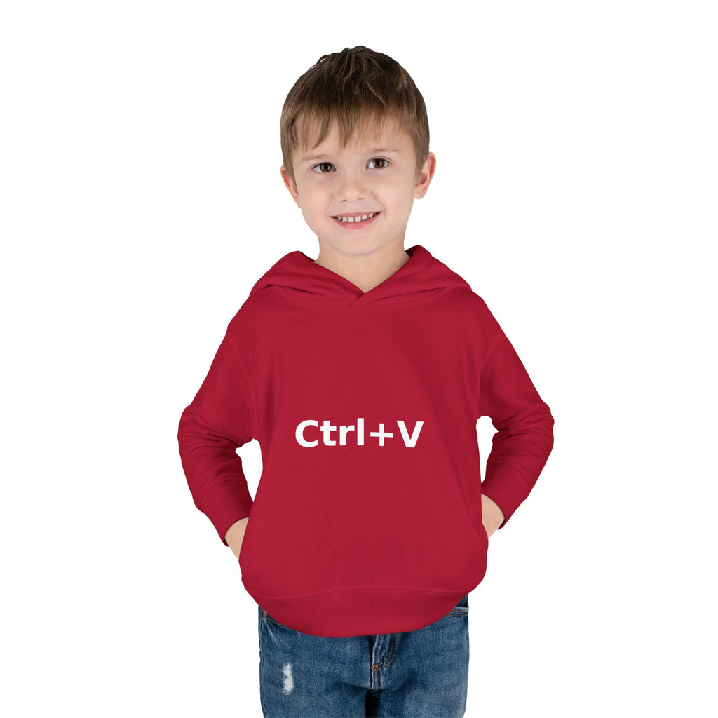 Ctrl+V Toddler Hoodie (Dark) | Matchy Mums