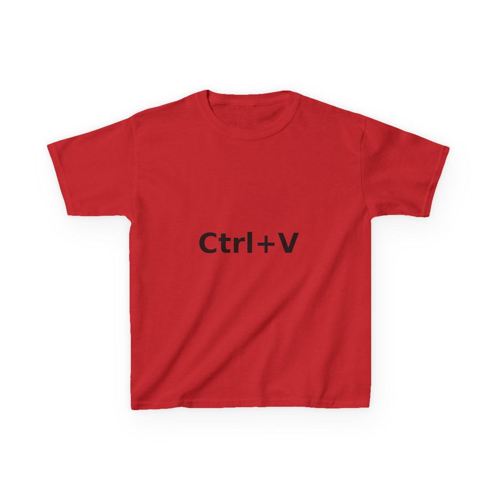 Ctrl+V Kids T-Shirt (Light) | Matchy Mums