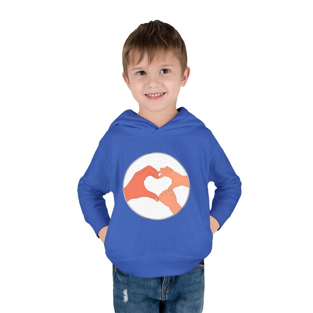 Bestie Heart Hands Toddler Hoodie | Matchy Mums