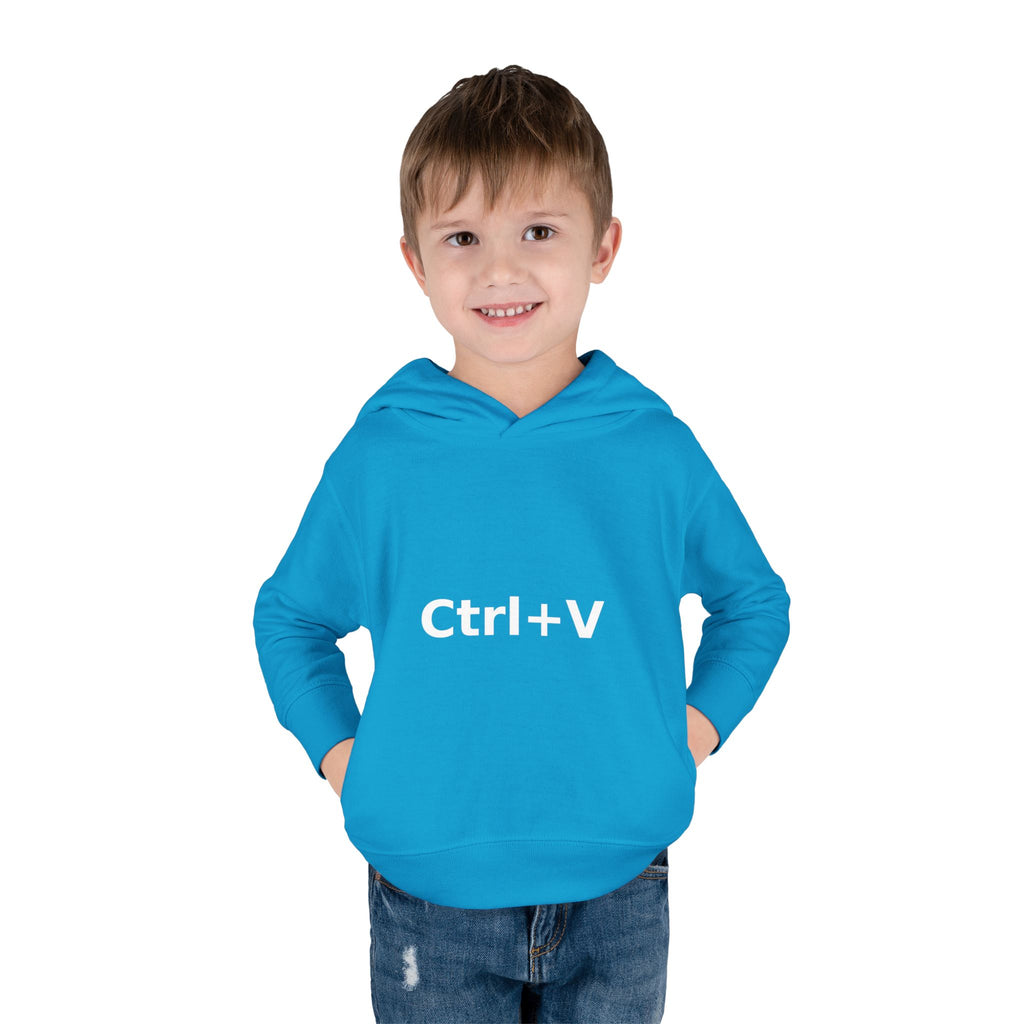 Ctrl+V Toddler Hoodie (Dark) | Matchy Mums