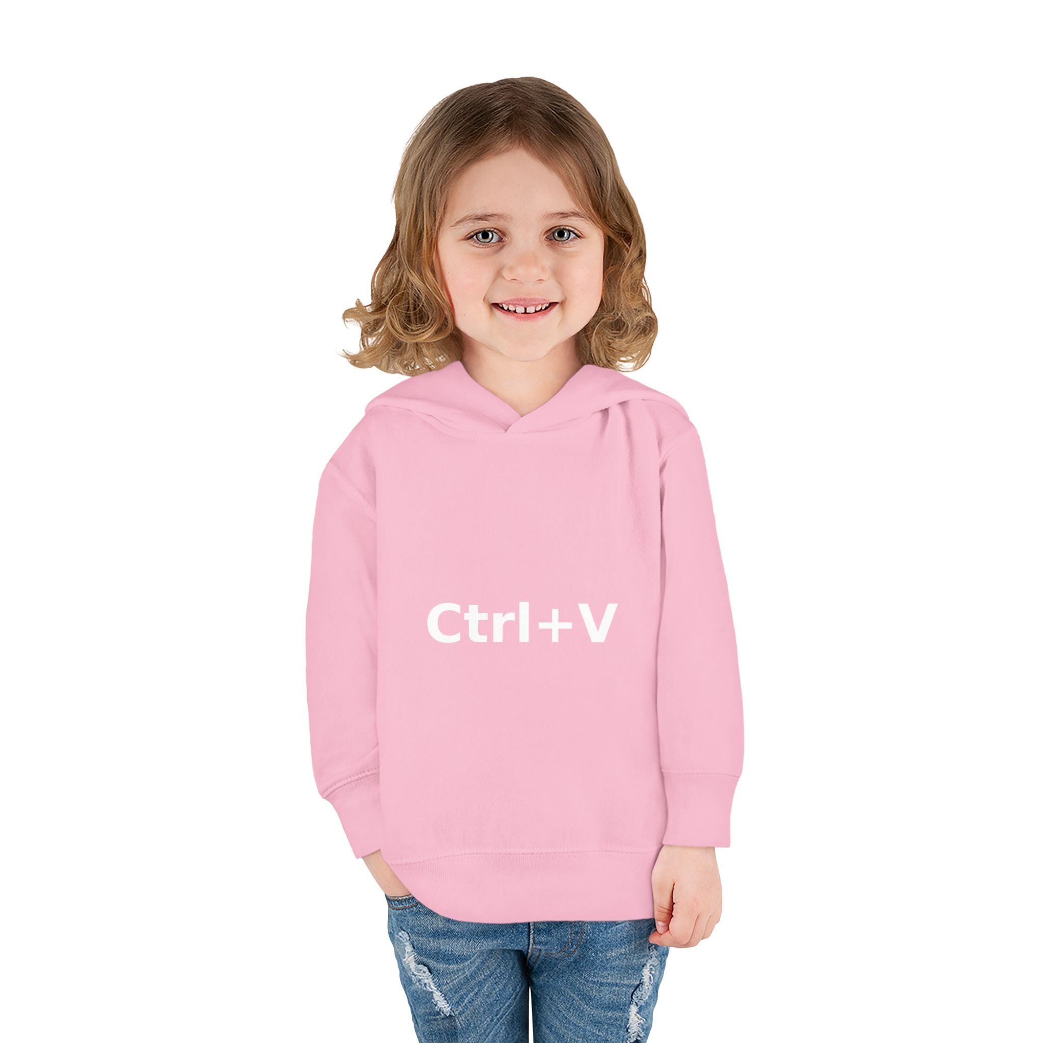 Ctrl+V Toddler Hoodie (Dark) | Matchy Mums