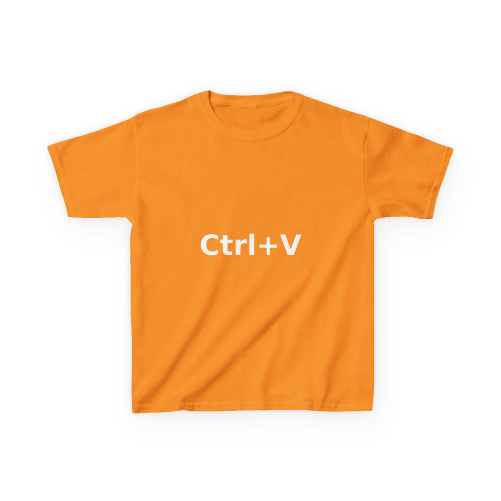 Ctrl+V Kids T-Shirt (Dark) | Matchy Mums