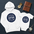 The Crew Bundle: Captain Hoodie + First Mate Baby Onesie