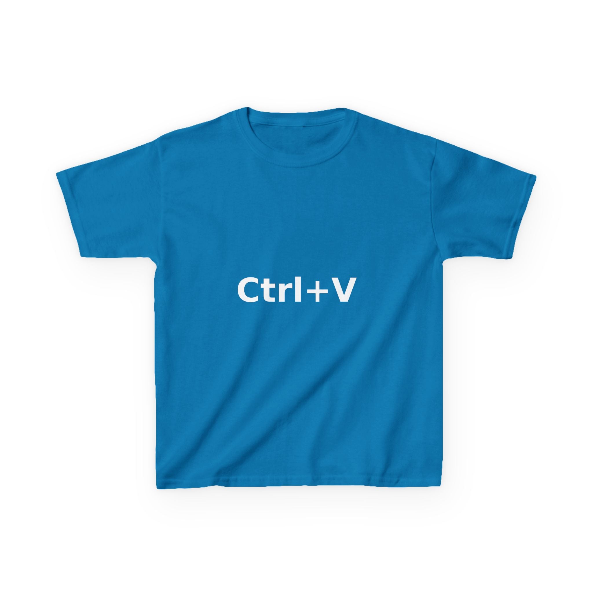 Ctrl+V Kids T-Shirt (Dark) | Matchy Mums