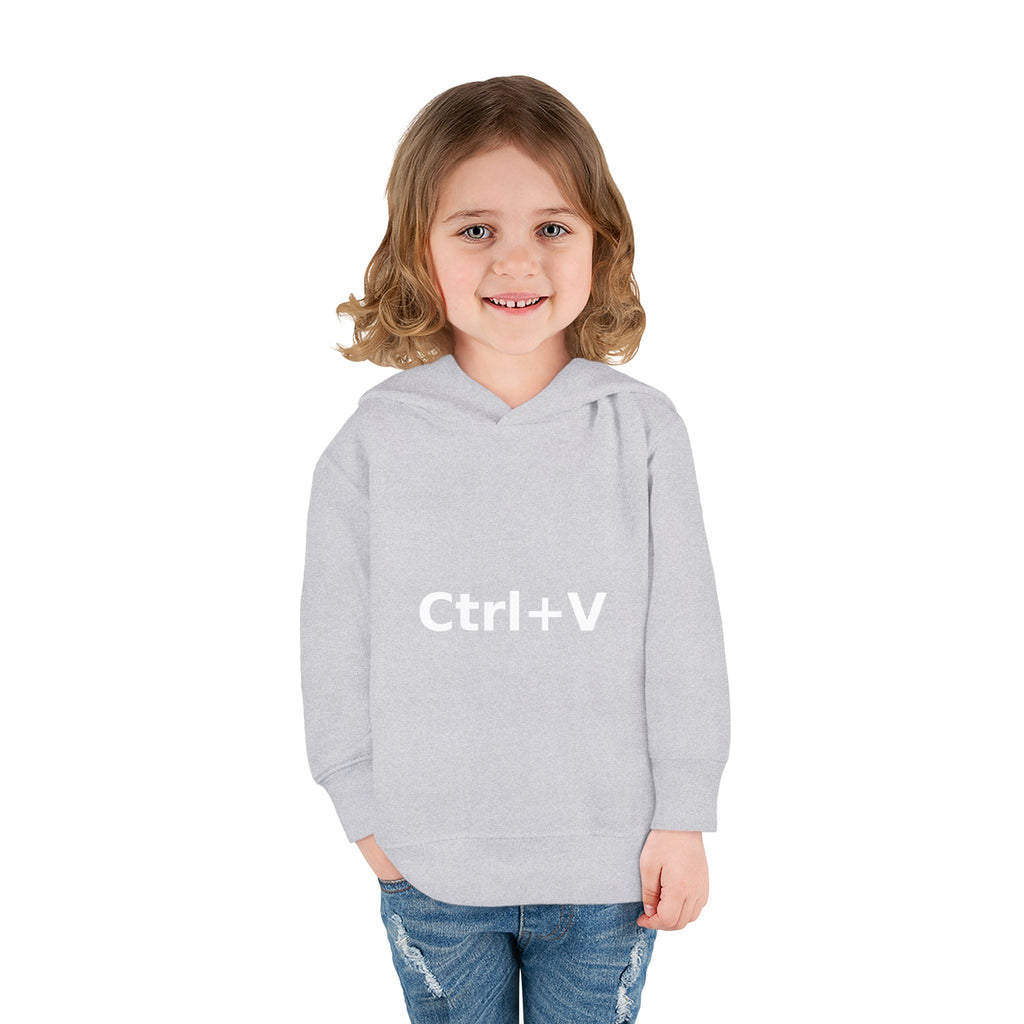 Ctrl+V Toddler Hoodie (Dark) | Matchy Mums