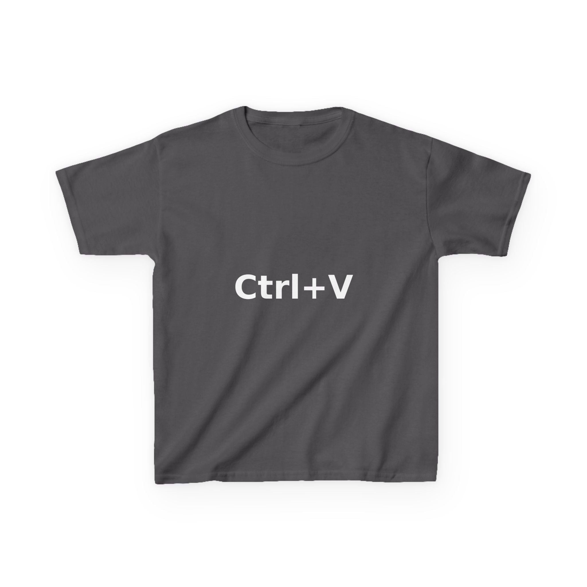 Ctrl+V Kids T-Shirt (Dark) | Matchy Mums