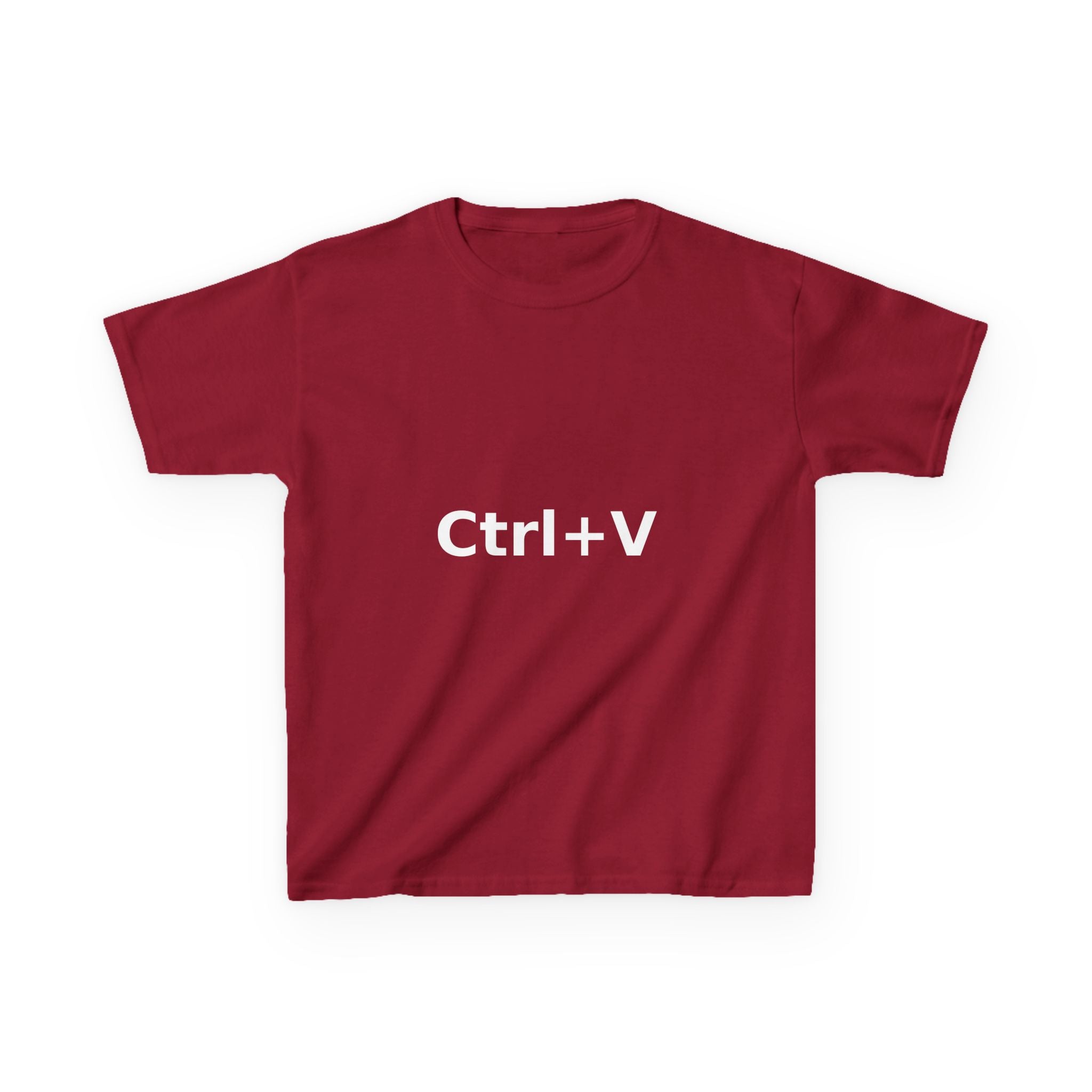 Ctrl+V Kids T-Shirt (Dark) | Matchy Mums