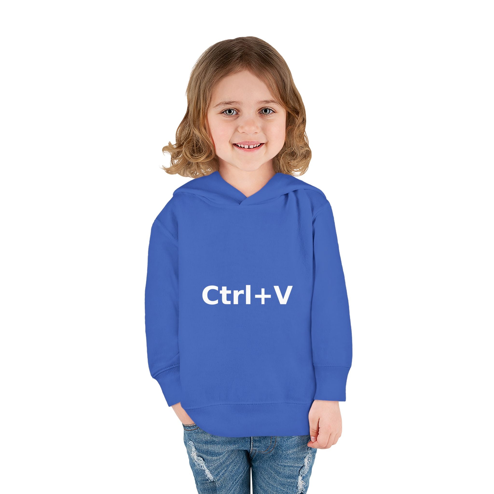 Ctrl+V Toddler Hoodie (Dark) | Matchy Mums