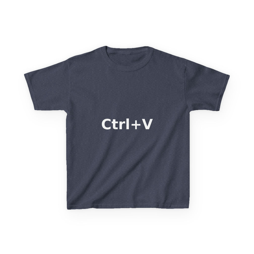 Ctrl+V Kids T-Shirt (Dark) | Matchy Mums