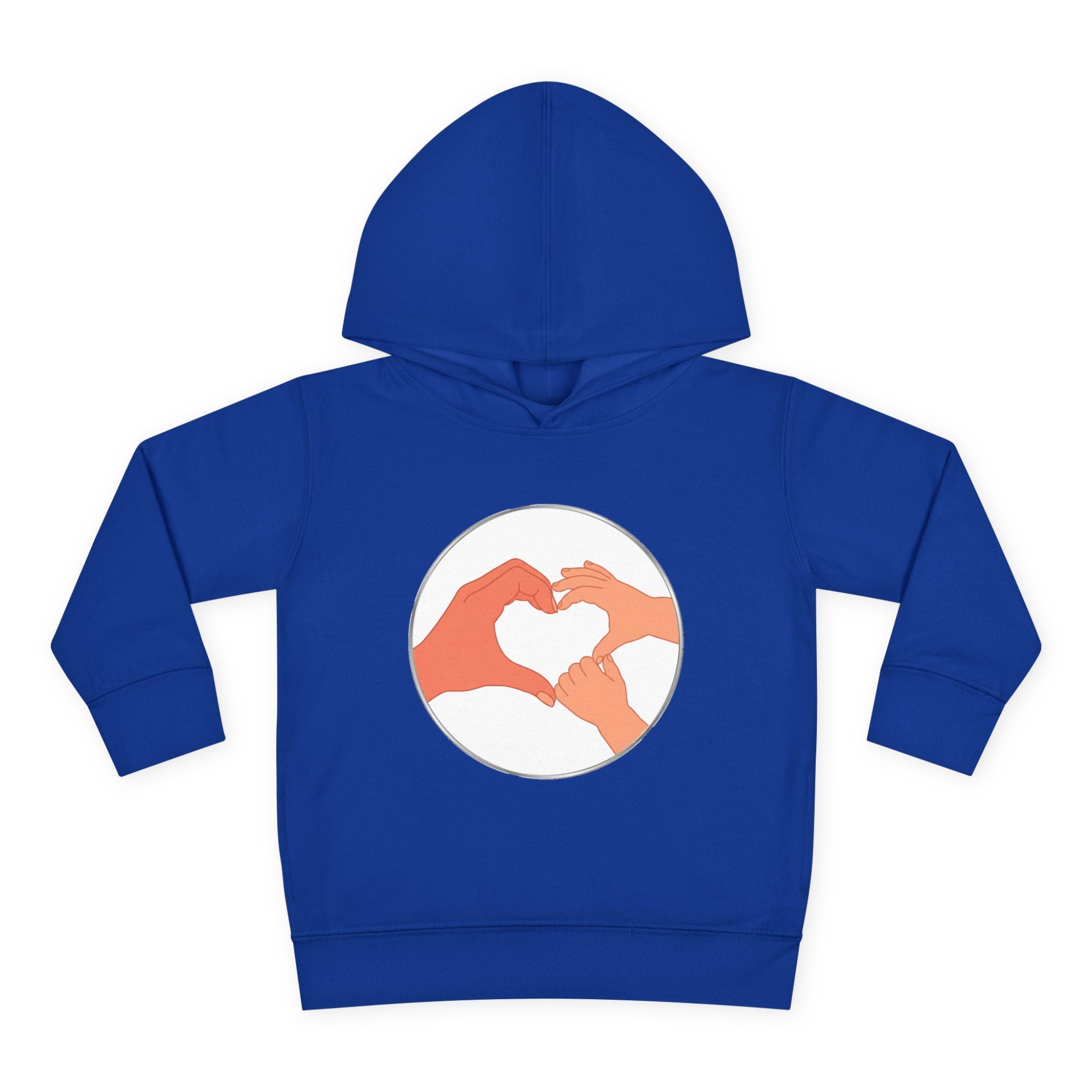 Bestie Heart Hands Toddler Hoodie | Matchy Mums
