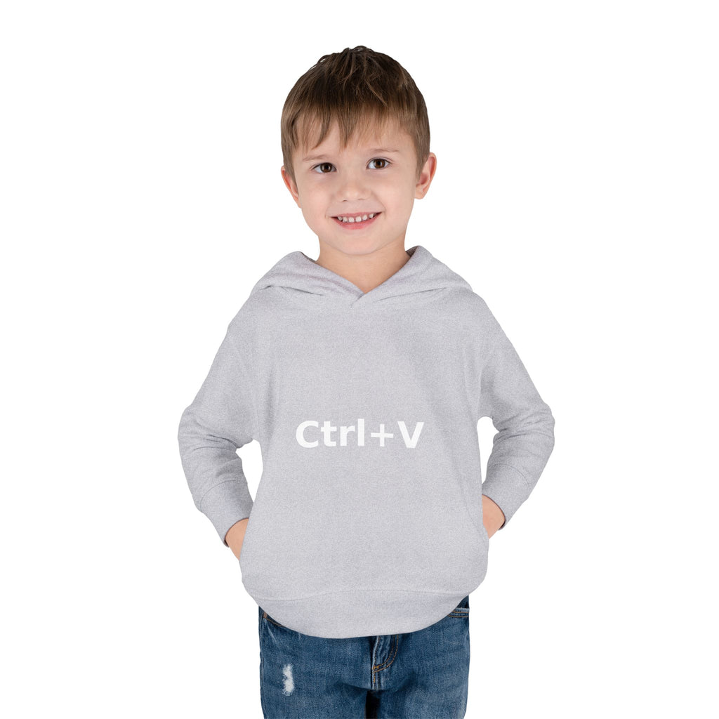 Ctrl+V Toddler Hoodie (Dark) | Matchy Mums