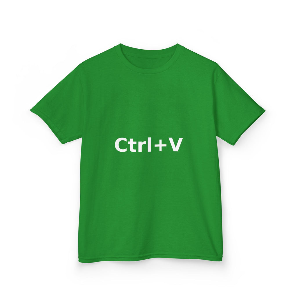Ctrl+V Kids T-Shirt (Dark) | Matchy Mums