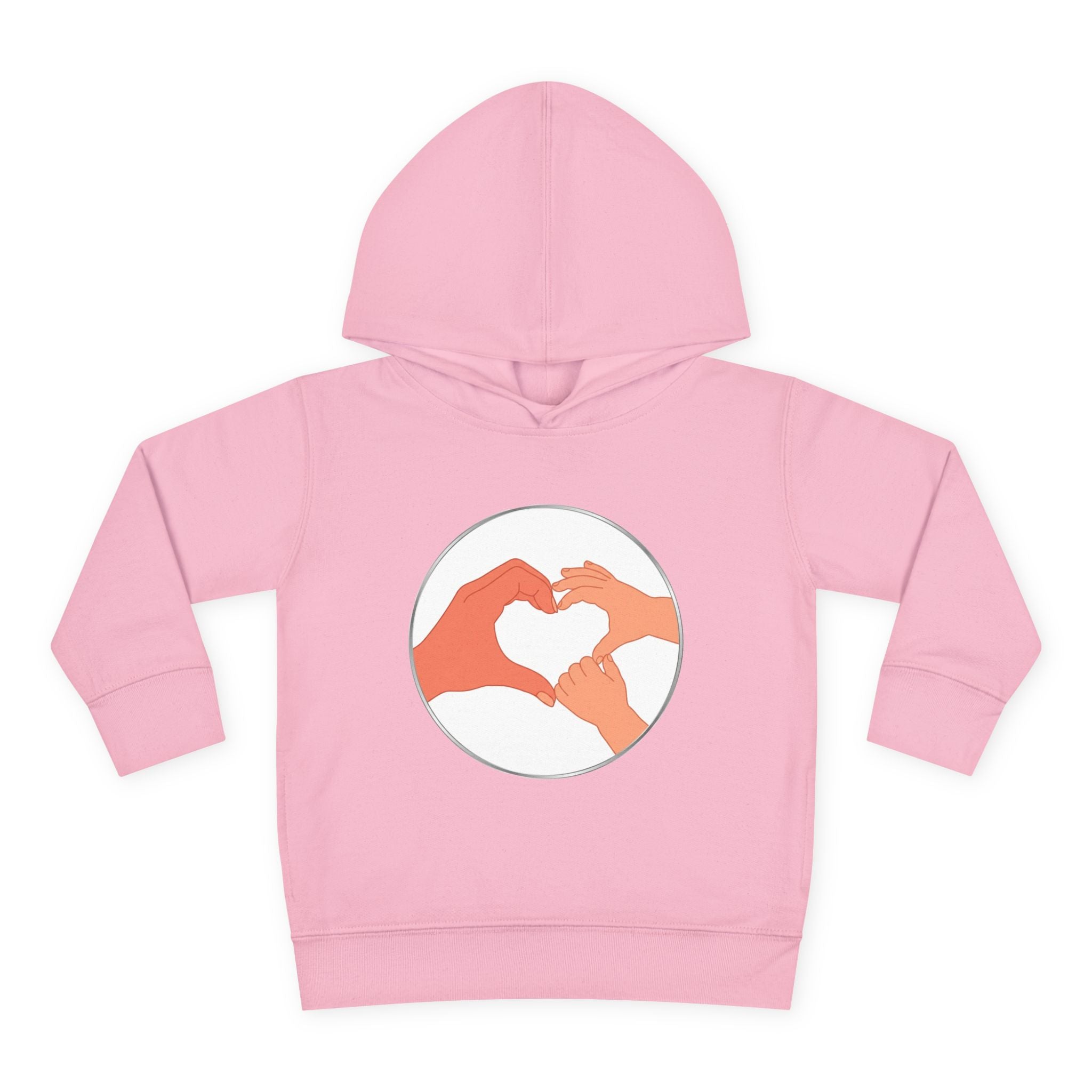Bestie Heart Hands Toddler Hoodie | Matchy Mums