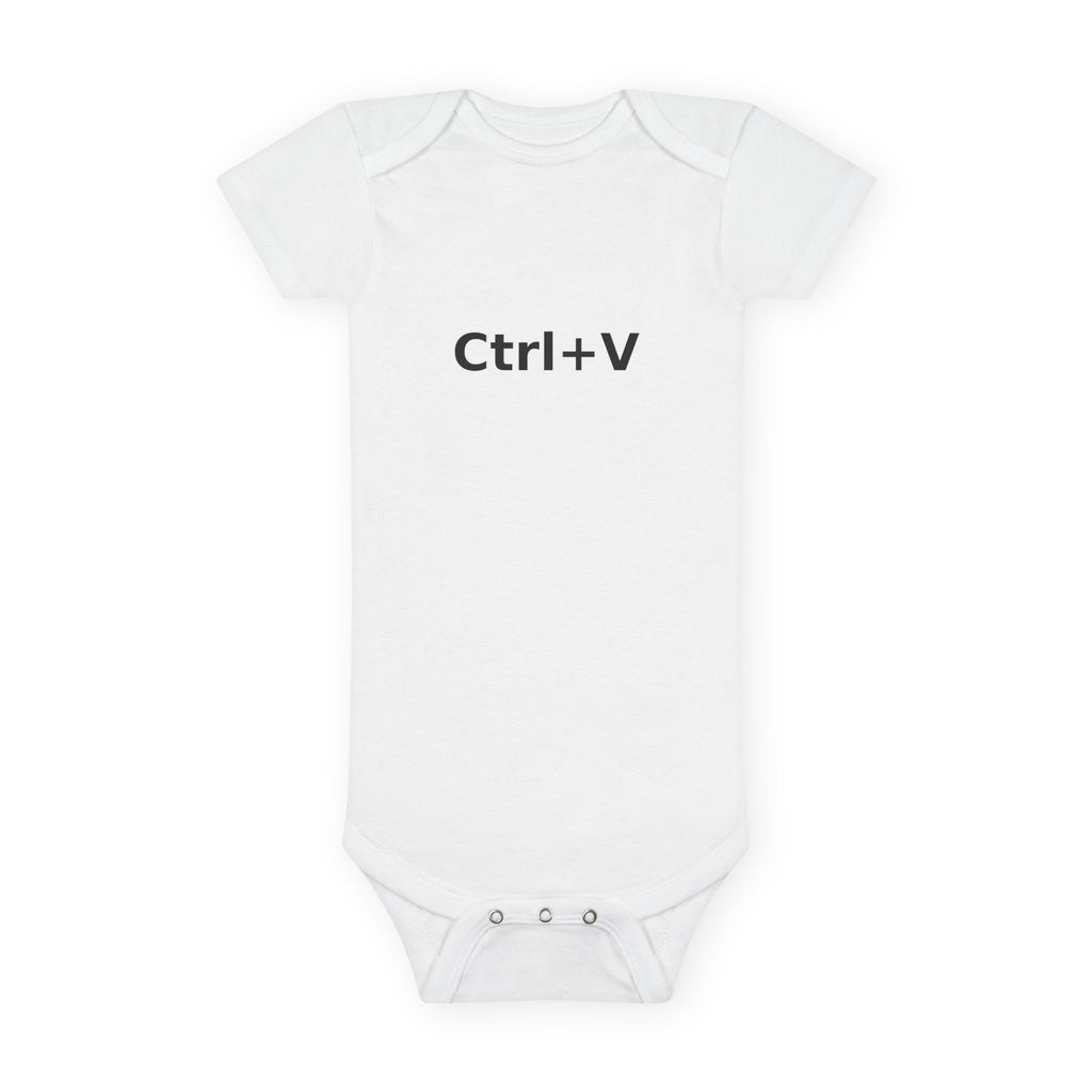 Ctrl+V Baby Onesie (Light) | Matchy Mums