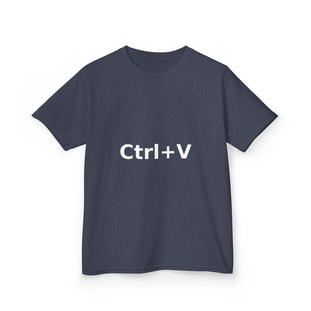 Ctrl+V Kids T-Shirt (Dark) | Matchy Mums