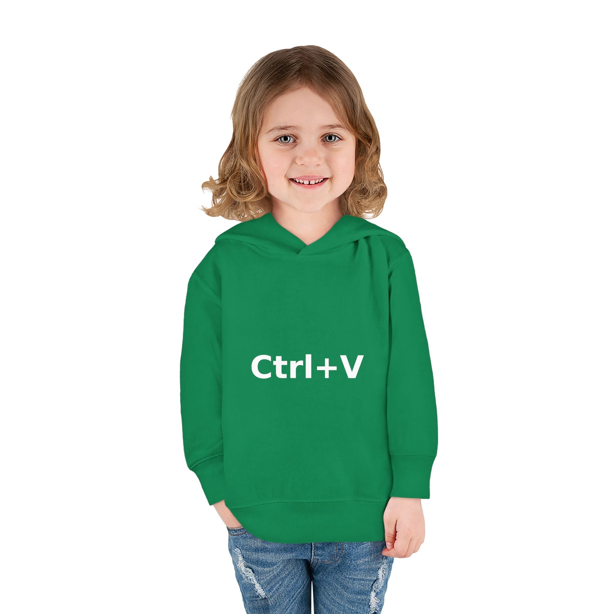 Ctrl+V Toddler Hoodie (Dark) | Matchy Mums