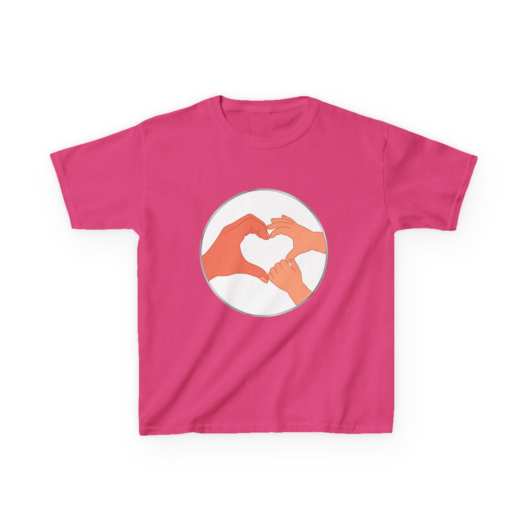 Bestie Heart Hands Kids T-Shirt | Matchy Mums