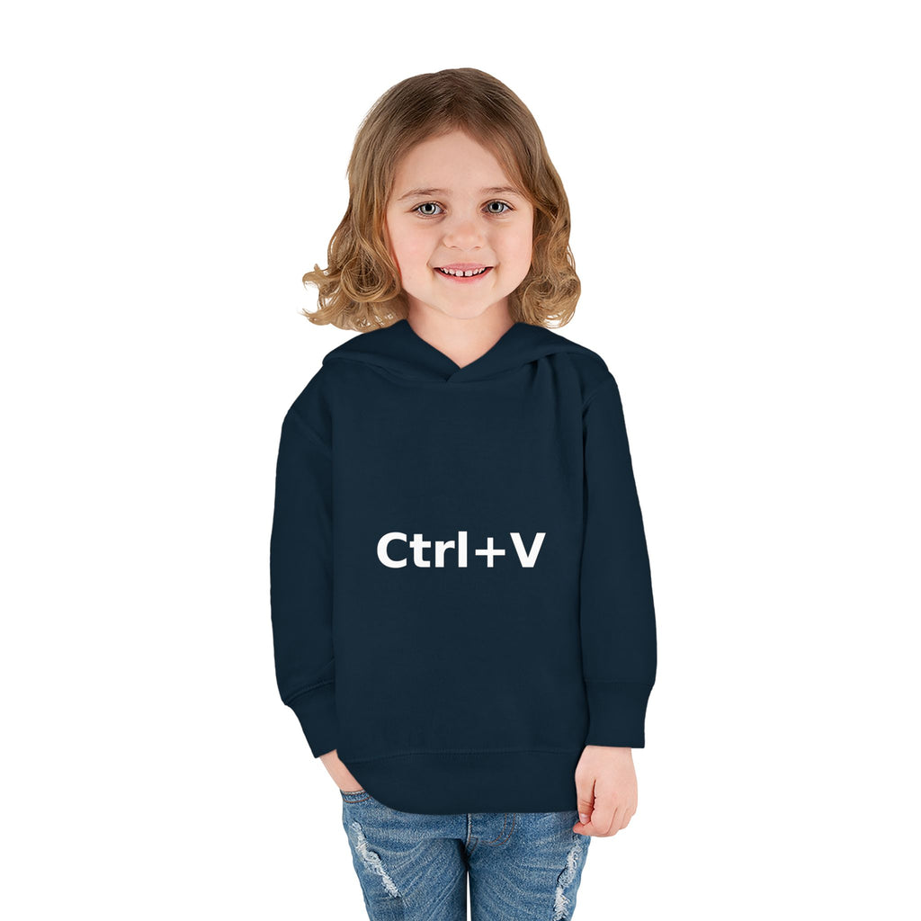 Ctrl+V Toddler Hoodie (Dark) | Matchy Mums