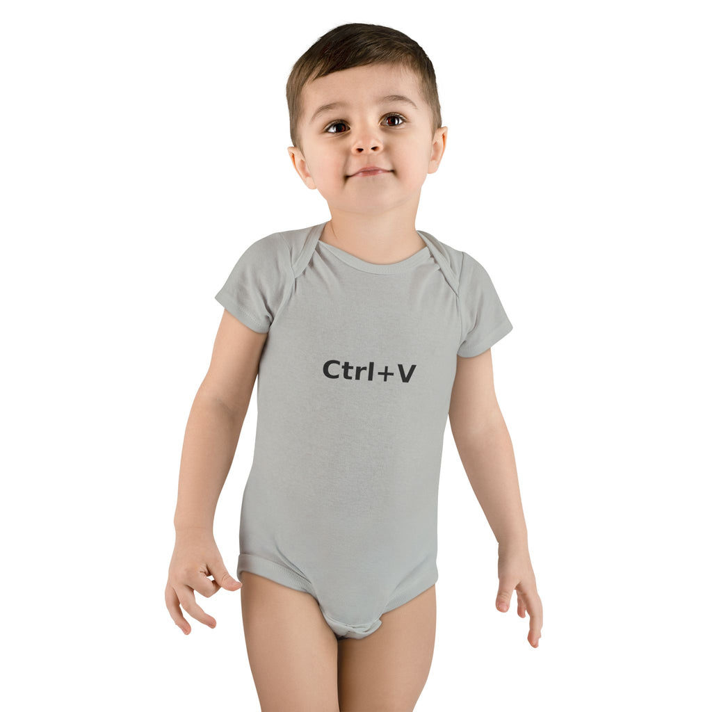 Ctrl+V Baby Onesie (Light) | Matchy Mums