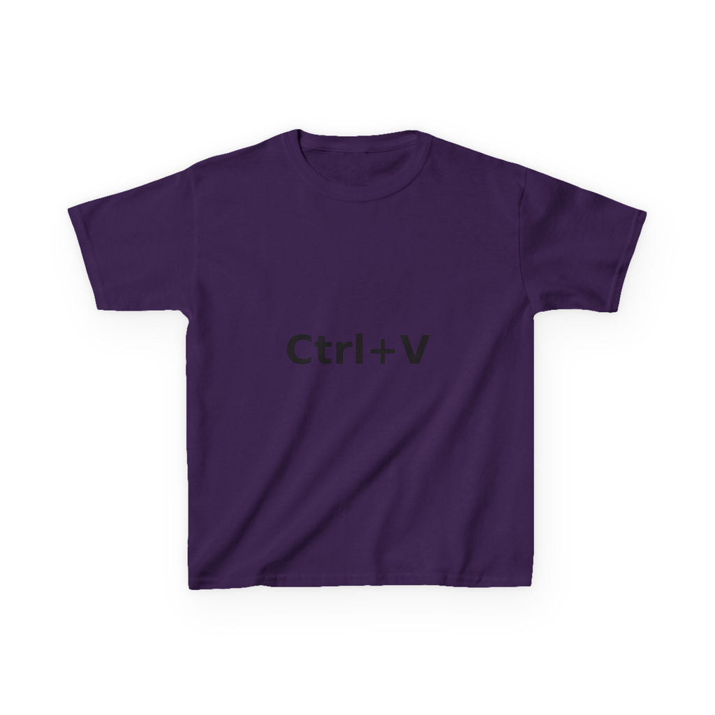Ctrl+V Kids T-Shirt (Light) | Matchy Mums