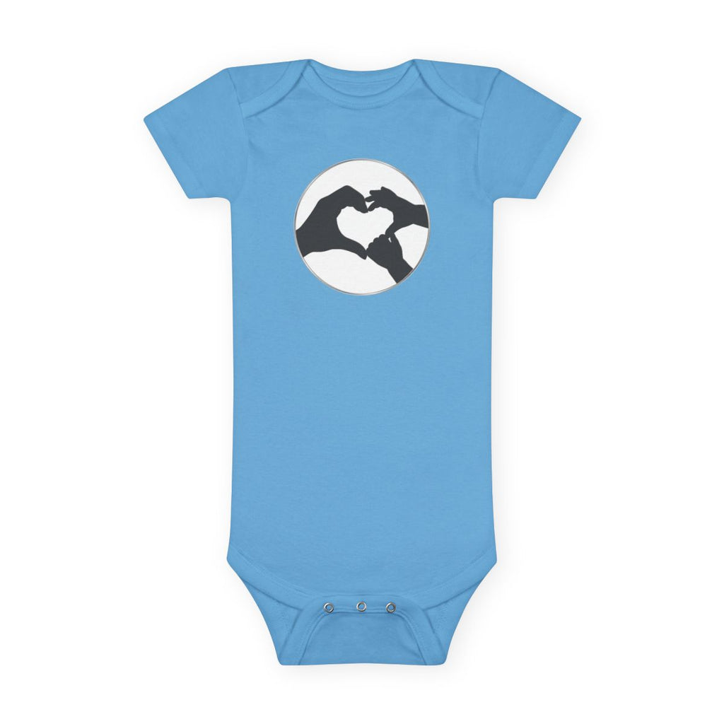 Bestie Bundle: Bestie Heart Hands Hoodie + Bestie Baby Onesie (B&W)