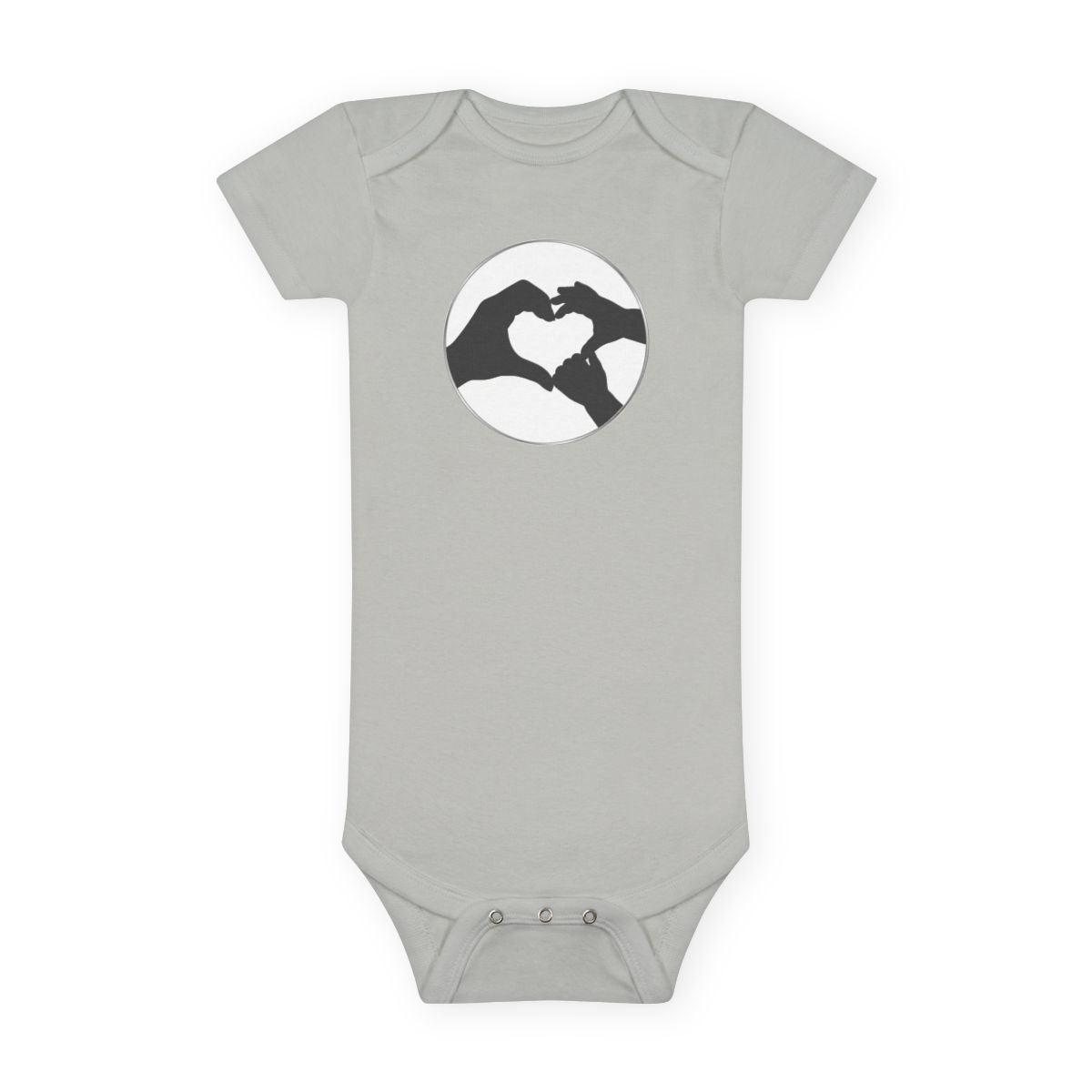 Bestie Bundle: Bestie Heart Hands Hoodie + Bestie Baby Onesie (B&W)