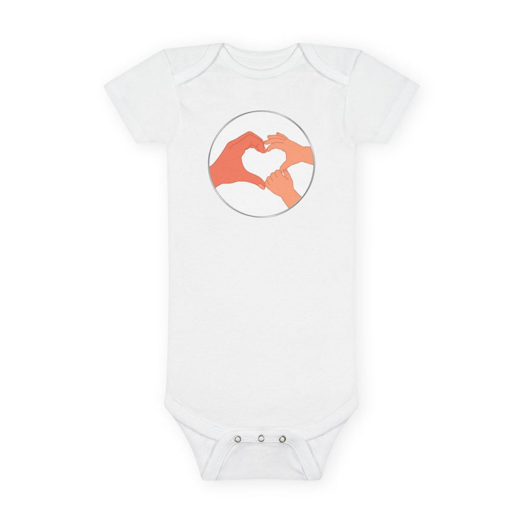 Bestie Bundle: Bestie Heart Hands Hoodie + Bestie Baby Onesie (Silver)