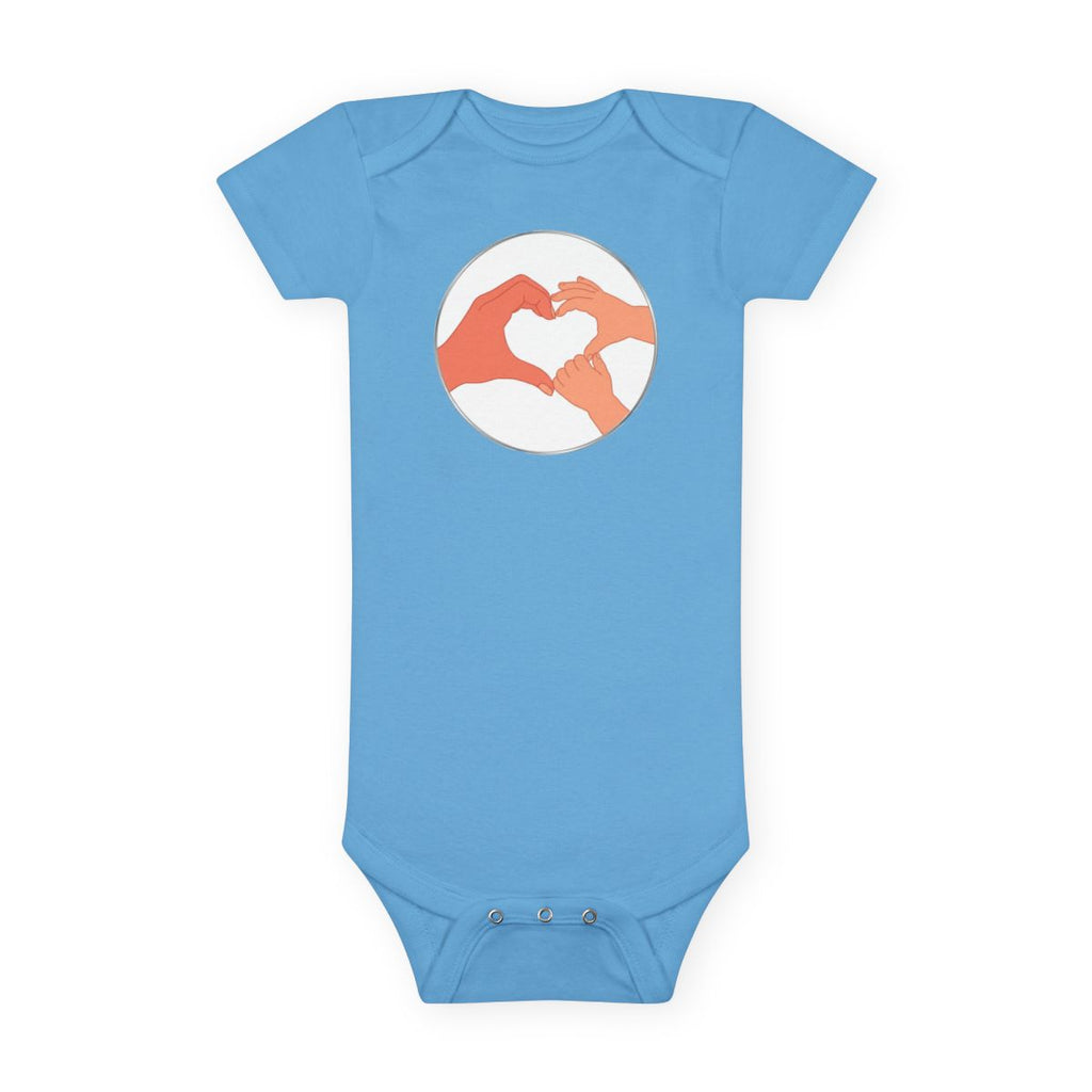 Bestie Bundle: Bestie Heart Hands Hoodie + Bestie Baby Onesie (Silver)