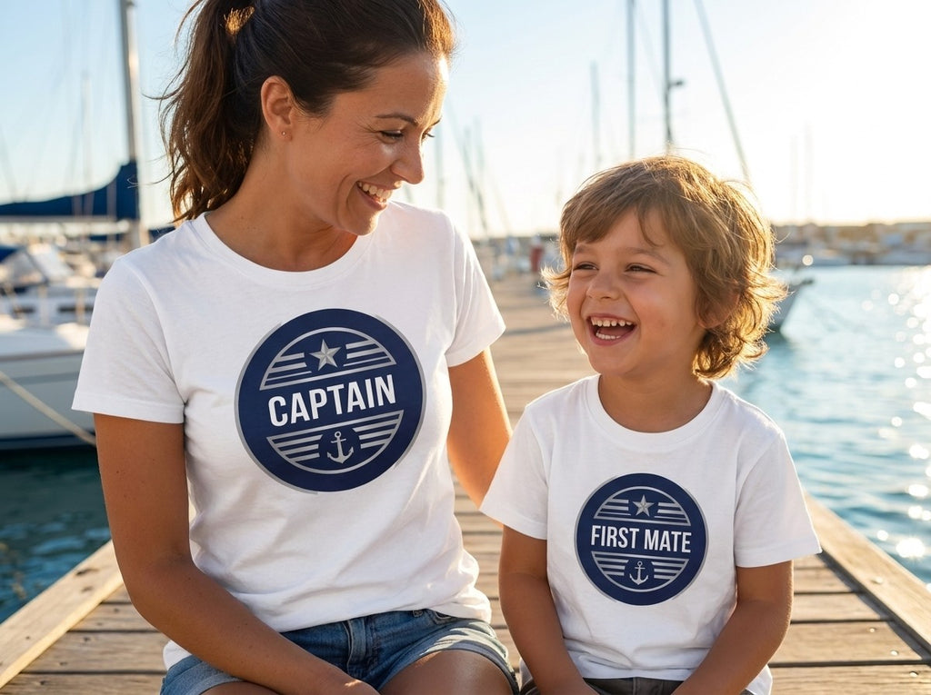 The Crew Bundle: Captain T-Shirt + First Mate Kids T-Shirt