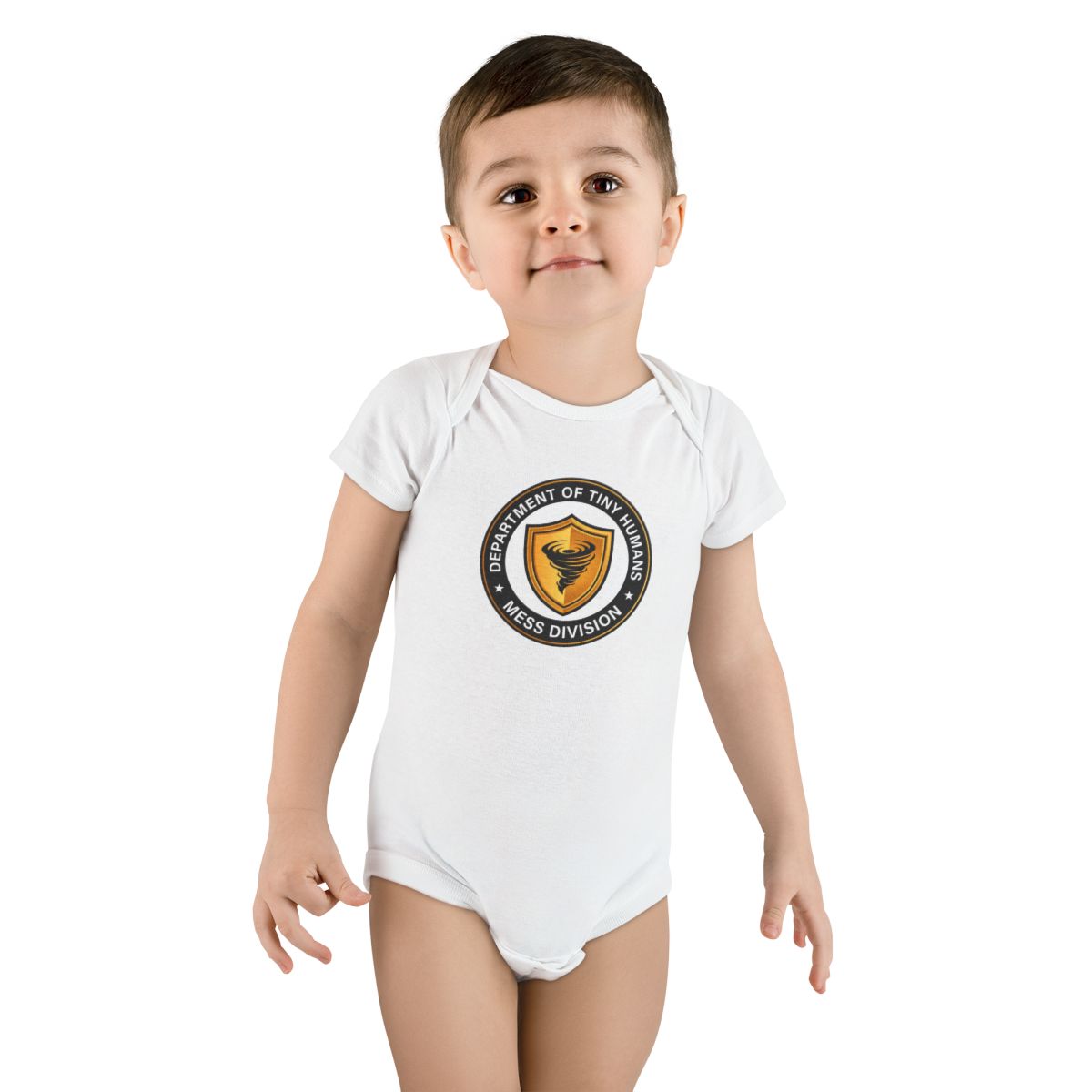 The Mess Bundle: Cleaning Staff T-Shirt + Mess Division Baby Onesie